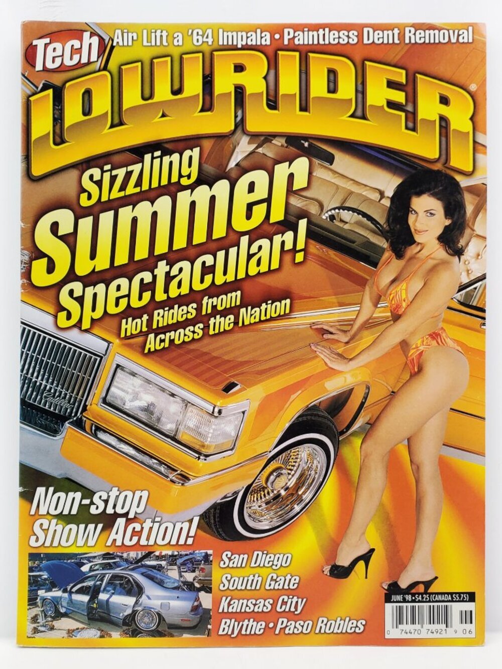 Lowrider Magazine Vintage June 1998 Impala S10 Trucks BMW San Diego Kansas City